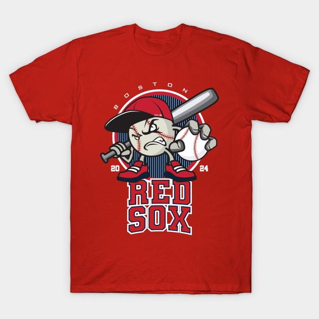 Boston Baseball - 2024 Season T-Shirt by Nagorniak